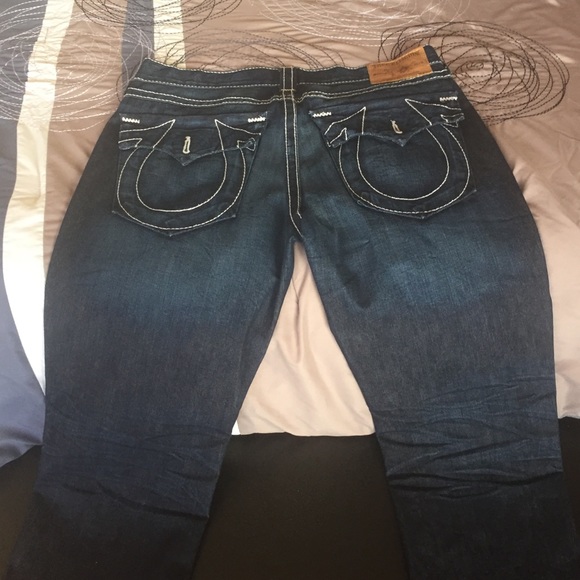 36/32 Mens True Religion / Ricky Big T Blue