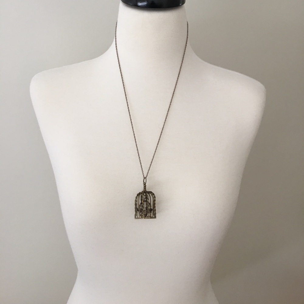 Birdcage necklace
