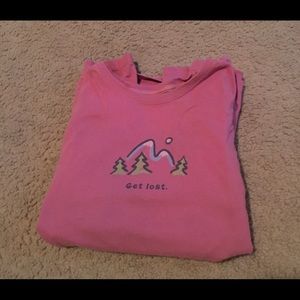 Long sleeve Life is Good "Get Lost" shirt