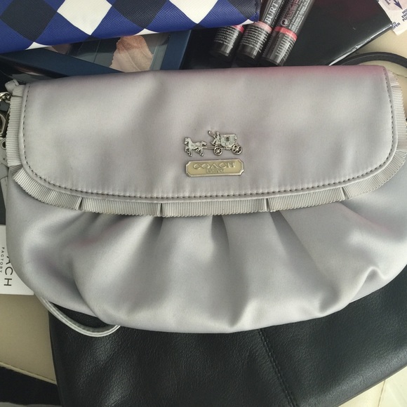 Coach flap magnet wristlet