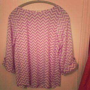 Everly chevron top