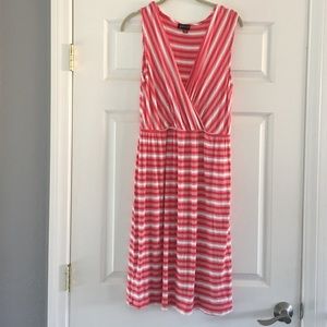 Sleeveless striped dress