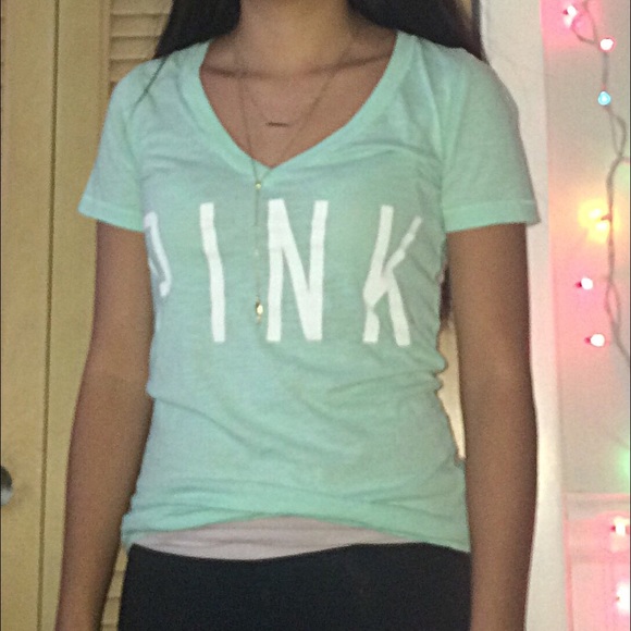 PINK V-Neck Tee