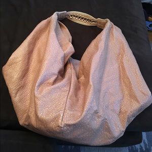 Deux Lux Blush Leather Shoulder Bag