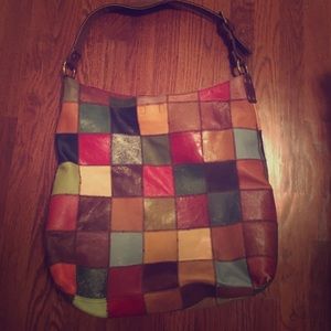 Patchwork lucky brand bag