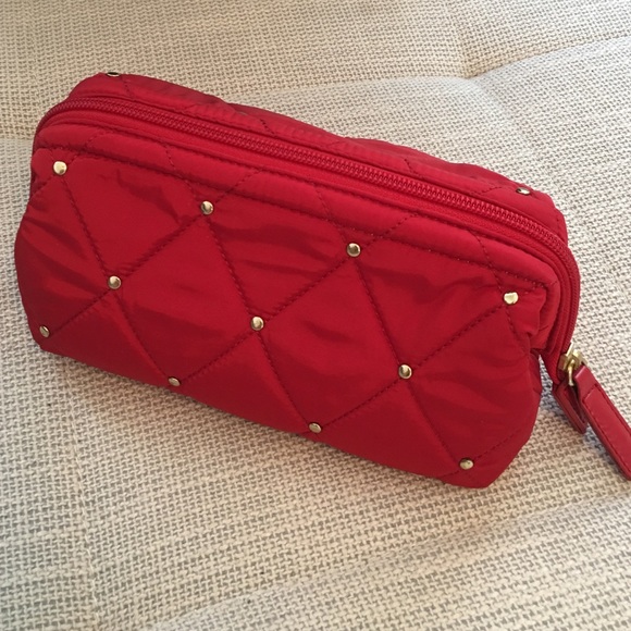 Quilted makeup bag NWOT