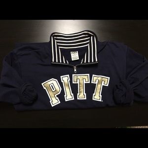 Victoria's Secret Pitt Panthers 1/2 zip. 💙💛