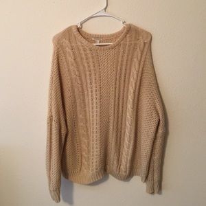 Chunky knit sweater!