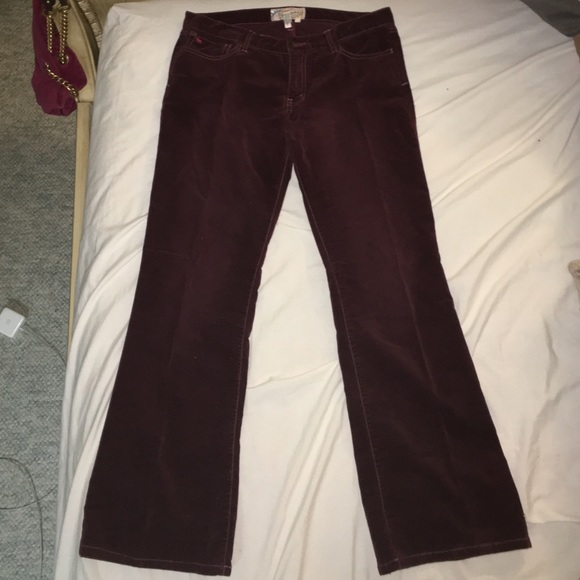 ABERCROMBIE&FITCH velvet flare jeans