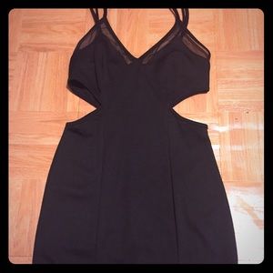 Sexy black cutout dress 👯