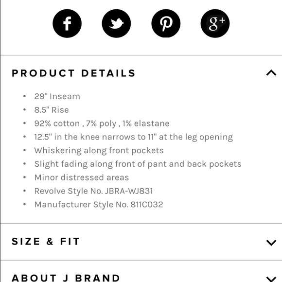 JBRAND Skinny Leg Heartbreaker Jeans - Picture 4 of 4