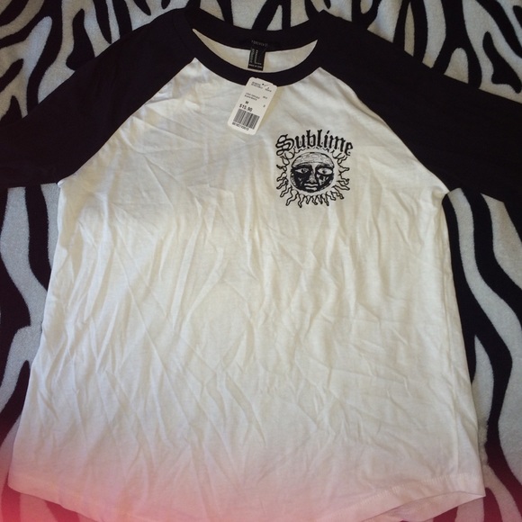 Baseball tee with sublime logo