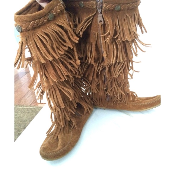 Brown Minnetonka Boots