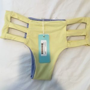yellow san lorenzo bikini bottoms
