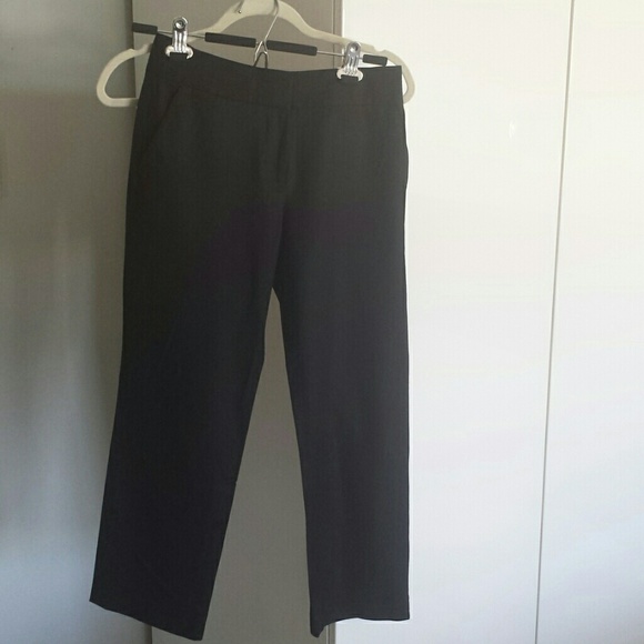 J. Crew Black cropped dress pants