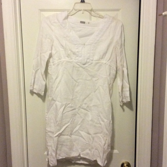 Resort white beach cover up dress