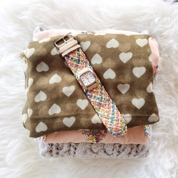 Accessories - Olive Heart Scarf