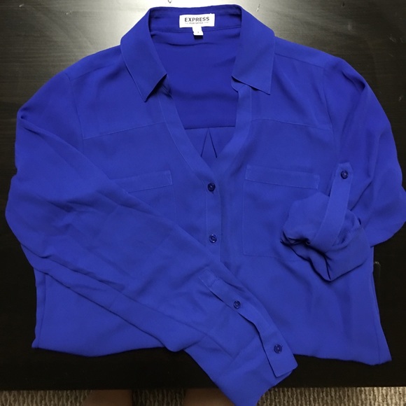 Cobalt Blue Women's Express Portofino shirt. 💋💙