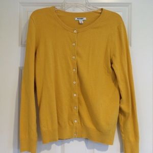 Goldenrod Button Up Sweater
