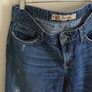 BKE 'Star Flare' Destructed Jeans