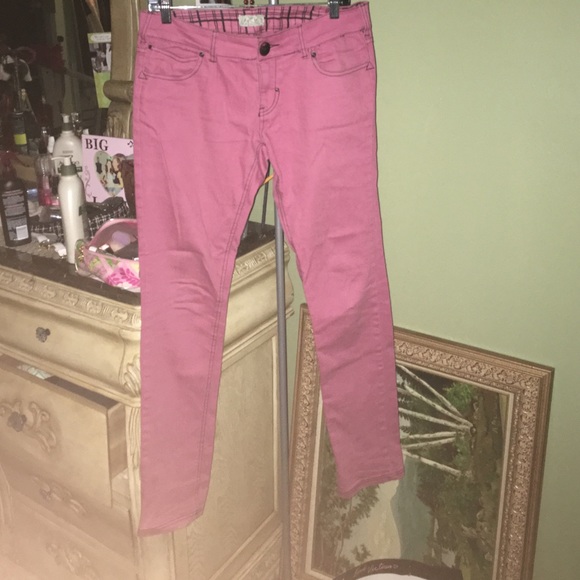 Pink jeans