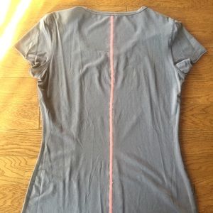 Lululemon gray and pink shirt