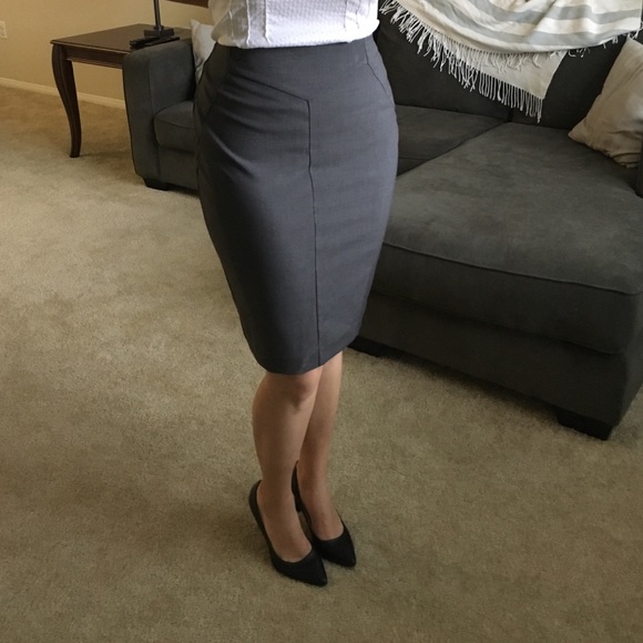 Worthington grey suit skirt