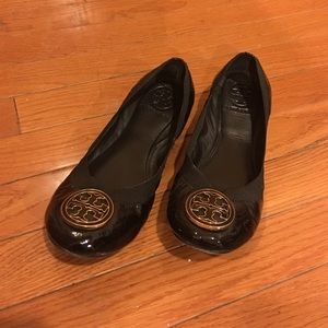 Black Tory Burch ballet flats