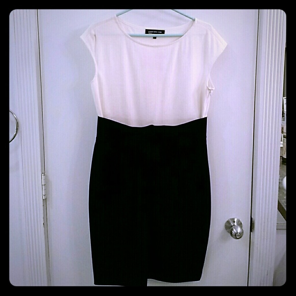 High waisted combo dress