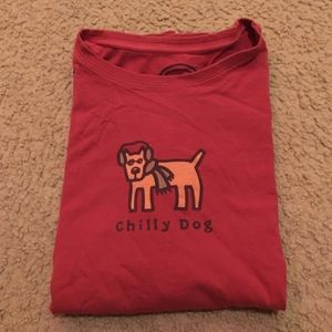 Short Sleeve Life is Good "Chilly Dog" Tshirt