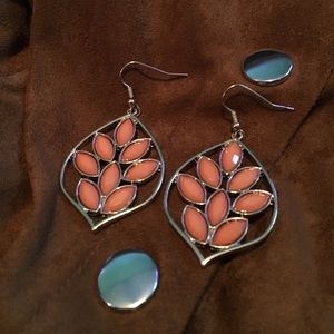 Cute peach earrings