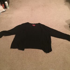 Black cardigan