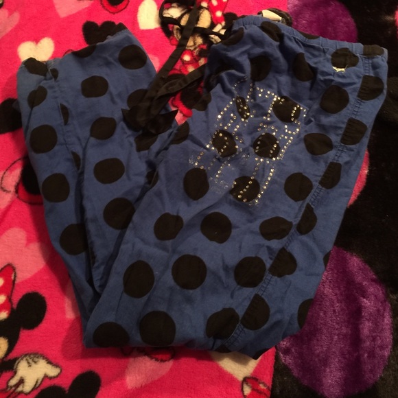 Medium PINK Flannel Pajama bottoms