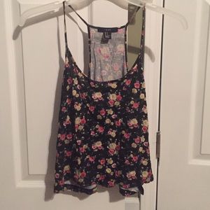 Flowy floral tank top