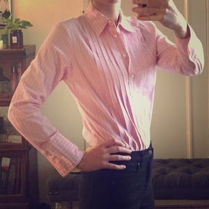 J. Crew Classic Stripe Tuxedo Shirt