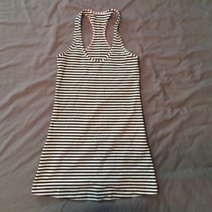 Lululemon striped racer back tank