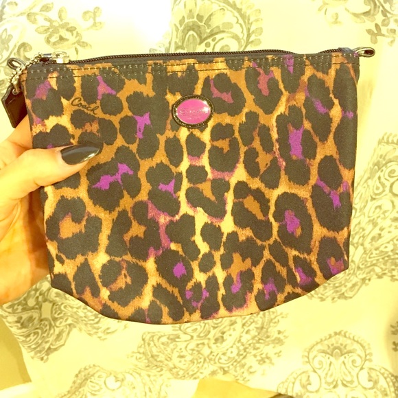 Coach makeup bag
