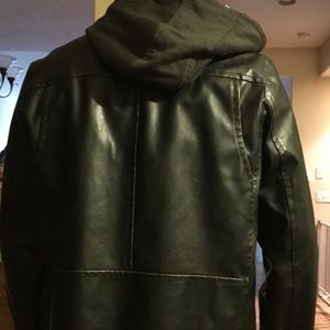 Mens Levi leather coat