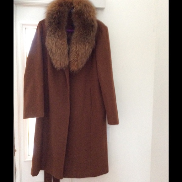Wool blend wrap coat