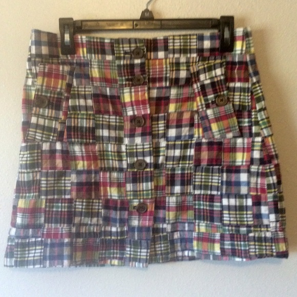 J.Crew Madras Patchwork