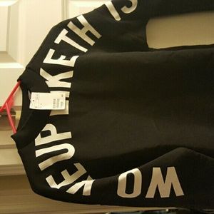 "woke up like this" sweatshirt