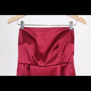 Red Knee Length Dress ❤️