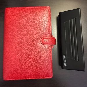 Filofax Personal Organizer in Finsbury Red