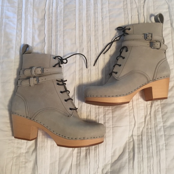 Swedish Hasbeens Shoes - Never worn Swedish hasbeen clog booties size 38