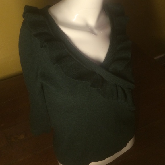 Banana Republic Ruffle V Neck