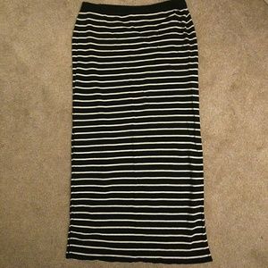 Gap Striped Maxi Skirt XS