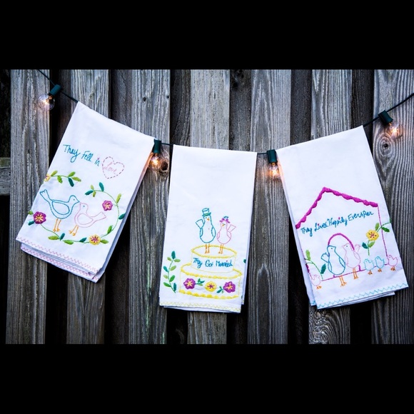 Storybook romance towels