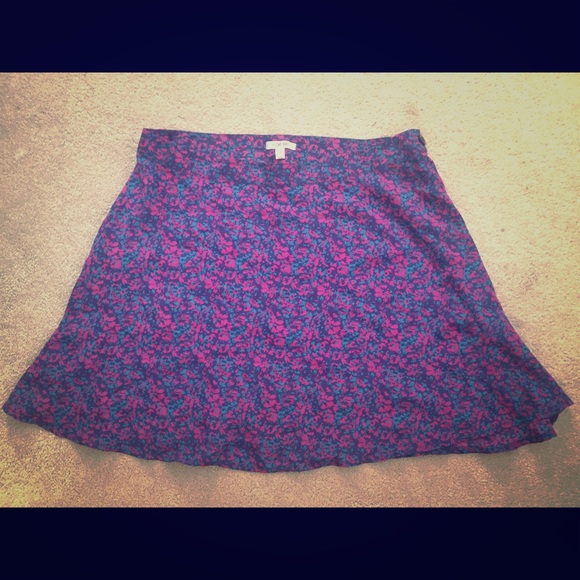 Heritage 1981 Dresses & Skirts - Heritage 1981/Forever 21 silk floral print skirt Heritage 1981 Dresses & Skirts - Heritage 1981/Forever 21 silk floral print skirt