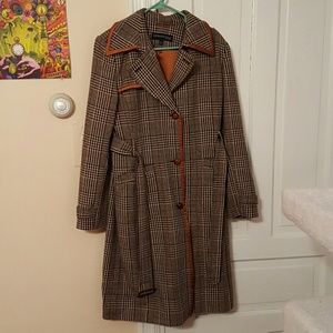 Kenneth Cole New York wool trench coat