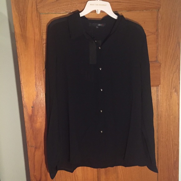 🔥FLASH SALE🔥 NWT black boho fringe backless top - Picture 3 of 4